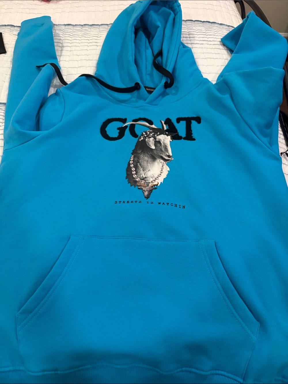 GOAT Graphic Hoodie - Bright Blue